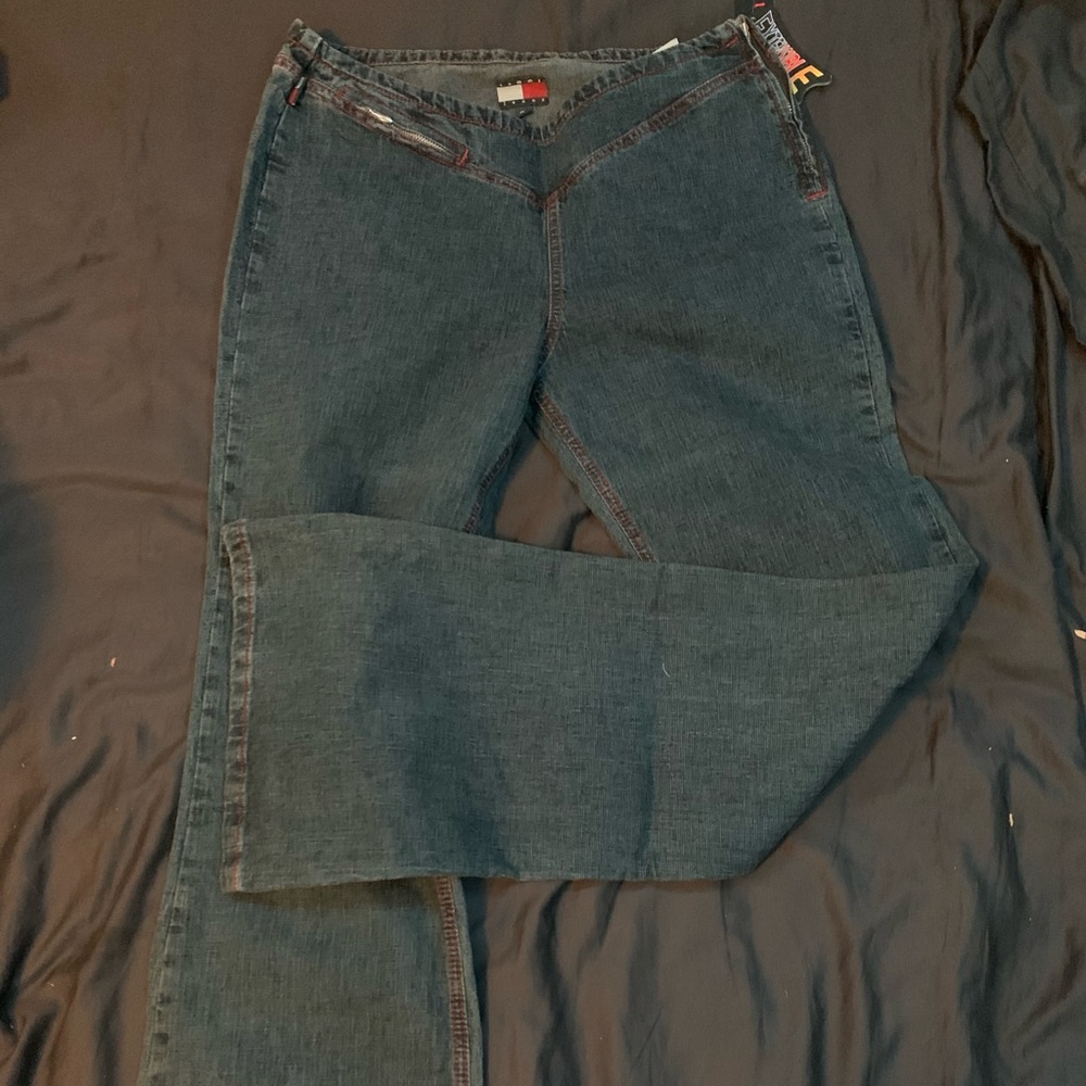 VINTAGE mid rise tommy jeans